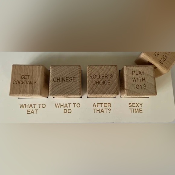Date Night Wooden Dice Game - Picture 3 of 3